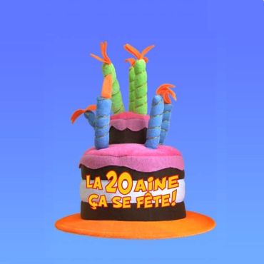 Chapeau Anniversaire Musical 20 ans Chapeau Anniversaire Musical 20 ans