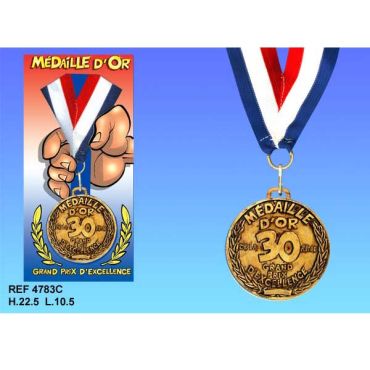 Médaille d'Or Anniversaire 30 Ans Médaille d'Or Anniversaire 30 Ans
