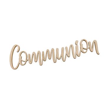 Suspension en bois - Communion | jourdefete.com Suspension en bois - Communion | jourdefete.com