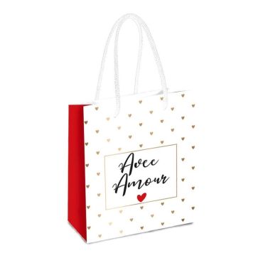 Mini-Pochette Cadeau pour la Saint-Valentin - Avec Amour | jourdefete.com Mini-Pochette Cadeau pour la Saint-Valentin - Avec Amour | jourdefete.com