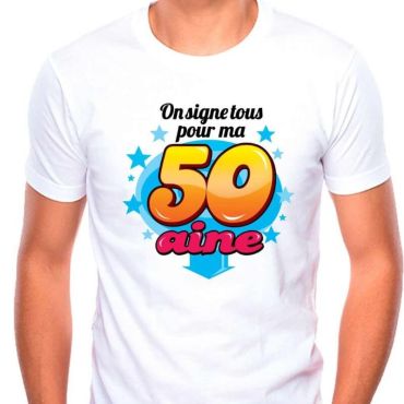 tee-shirt-anniversaire-50-ans | jourdefete.com tee-shirt-anniversaire-50-ans | jourdefete.com