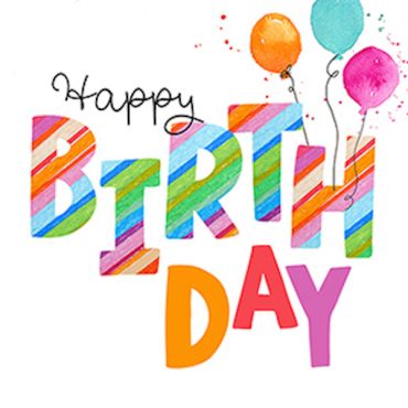 Serviette anniversaire élégante et colorée | jourdefete.com Serviette anniversaire élégante et colorée | jourdefete.com