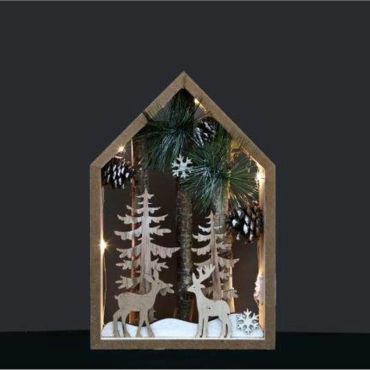 decoration-bois-table-noel-lumineux | jourdefete.com decoration-bois-table-noel-lumineux | jourdefete.com