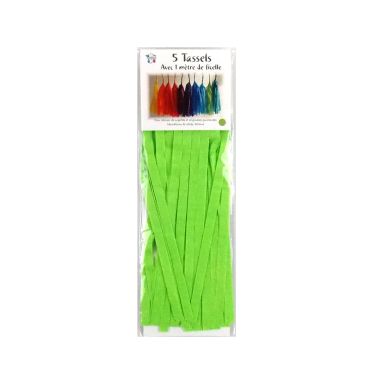 Guirlande 5 tassels - Vert pomme Guirlande 5 tassels - Vert pomme