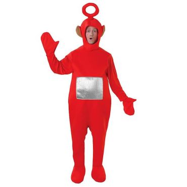 Déguisement Po rouge des Télétubbies avec écran argenté | jourdefete.com Déguisement Po rouge des Télétubbies avec écran argenté | jourdefete.com