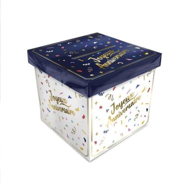 Urne - Joyeux Anniversaire - Collection Confettis | jourdefete.com Urne - Joyeux Anniversaire - Collection Confettis | jourdefete.com