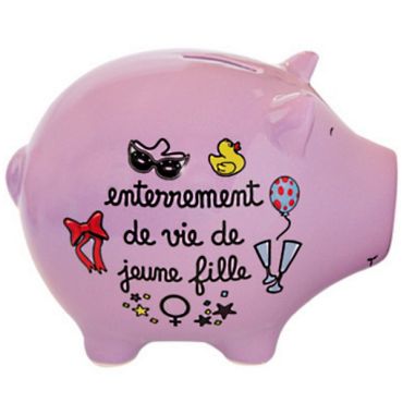 tirelire cochon enterrement de vie de jeune fille tirelire cochon enterrement de vie de jeune fille