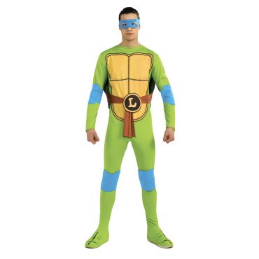 Déguisement Tortue Ninja Leonardo adulte avec bandeau bleu et ceinture L | jourdefete.com Déguisement Tortue Ninja Leonardo adulte avec bandeau bleu et ceinture L | jourdefete.com