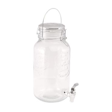 Fontaine à boisson en verre avec robinet pour mariage et célébration | jourdefete.com Fontaine à boisson en verre avec robinet pour mariage et célébration | jourdefete.com