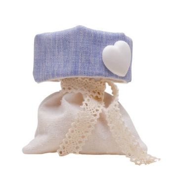 5 Pochons en Jute avec Dragées en forme de cœur | jourdefete.com 5 Pochons en Jute avec Dragées en forme de cœur | jourdefete.com