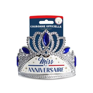 Diadème Miss Anniversaire, accessoire royal pour l’anniversaire | jourdefete.com Diadème Miss Anniversaire, accessoire royal pour l’anniversaire | jourdefete.com