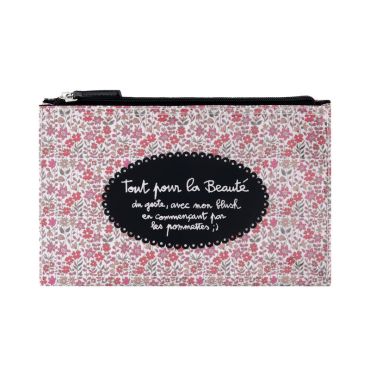 Trousse de Maquillage Fleurie - Derrière La Porte Trousse de Maquillage Fleurie - Derrière La Porte