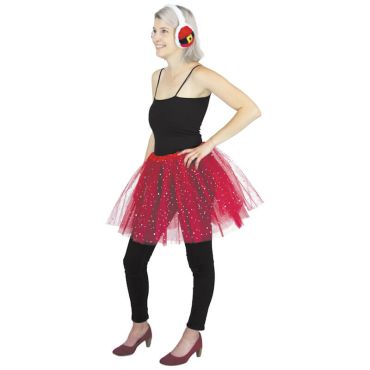Tutu scintillant luxe rouge pour soirées festives | jourdefete.com Tutu scintillant luxe rouge pour soirées festives | jourdefete.com
