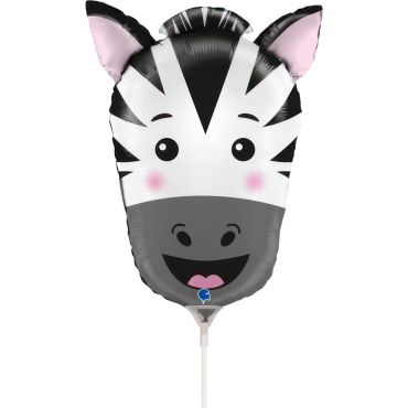 Ballon à forme de tête de zèbre pour déco fête et anniversaire safari | jourdefete.com Ballon à forme de tête de zèbre pour déco fête et anniversaire safari | jourdefete.com