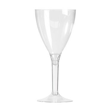 10 Verres à Vin Plastique Pied Crystal 10 Verres à Vin Plastique Pied Crystal