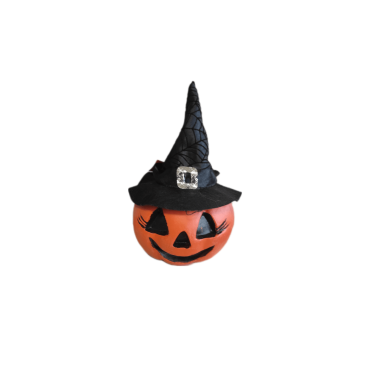 Cette citrouille avec chapeau est parfaitement maquillée pour Halloween | jourdefete.com Cette citrouille avec chapeau est parfaitement maquillée pour Halloween | jourdefete.com