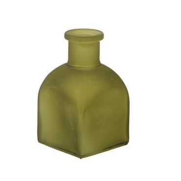 Vase carré en verre vert de gris pour déco élégante | jourdefete.com Vase carré en verre vert de gris pour déco élégante | jourdefete.com