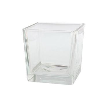 Cube en verre transparent pour compositions florales et déco | jourdefete.com Cube en verre transparent pour compositions florales et déco | jourdefete.com