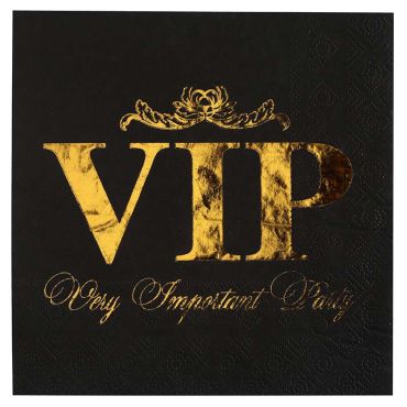 serviettes-vip-anniversaire-noir|jourdefete.com serviettes-vip-anniversaire-noir|jourdefete.com