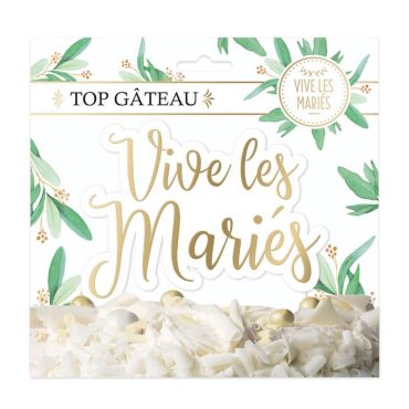 Un superbe top gâteau pour votre fabuleux gâteau de mariage | jourdefete.com Un superbe top gâteau pour votre fabuleux gâteau de mariage | jourdefete.com