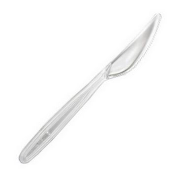 Couteaux blancs réutilisables en lot de 10 | jourdefete.com