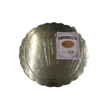 Supports à gâteaux ronds dorés en carton par lot de 3 | jourdefete.com Supports à gâteaux ronds dorés en carton par lot de 3 | jourdefete.com