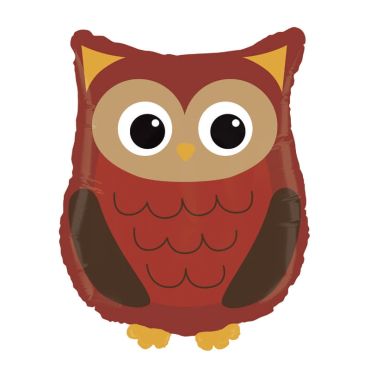 ballon aluminium hélium hibou 66 cm ballon aluminium hélium hibou 66 cm