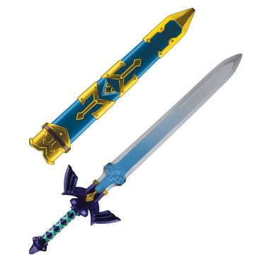 Épée de Link Zelda avec fourreau bleu et doré | jourdefete.com Épée de Link Zelda avec fourreau bleu et doré | jourdefete.com