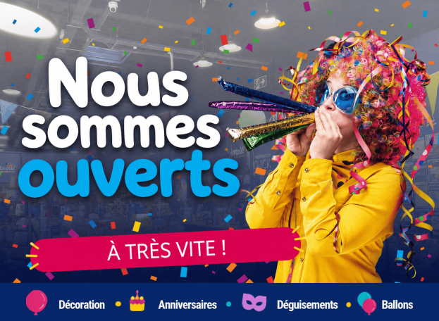 Nous sommes ouverts à Wittenheim