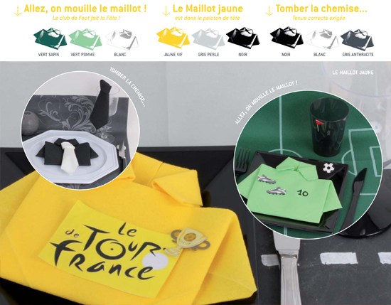 Pliage de serviette Maillot