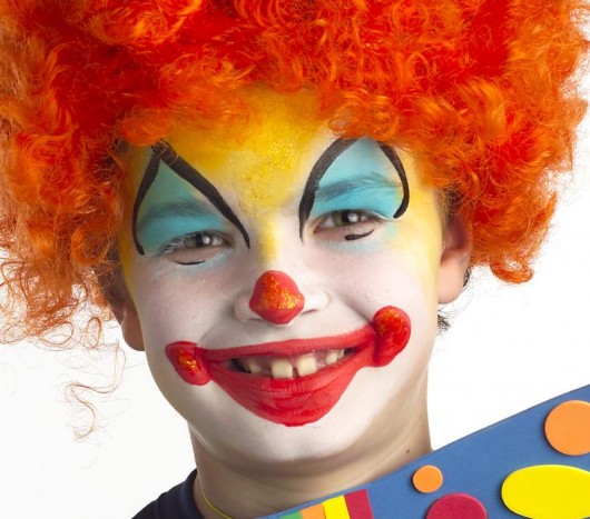 maquillage clown étape 3