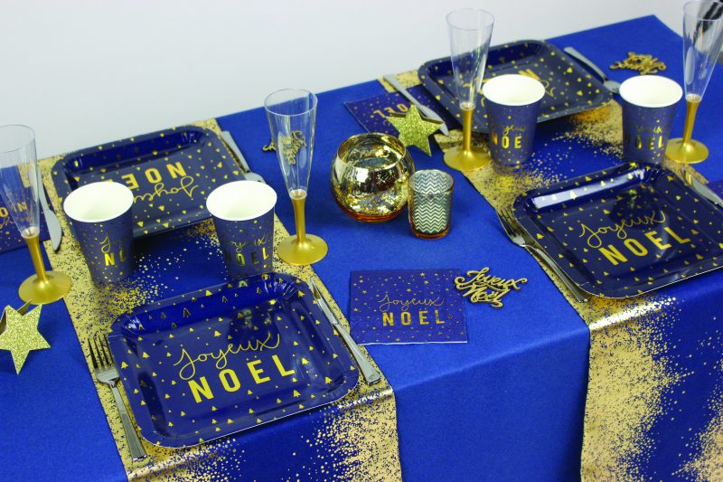 decoration table noel polaire