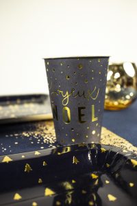 gobelet joyeux noel or