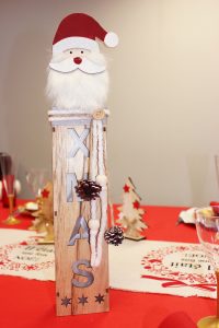 decoration pere noel illuminee