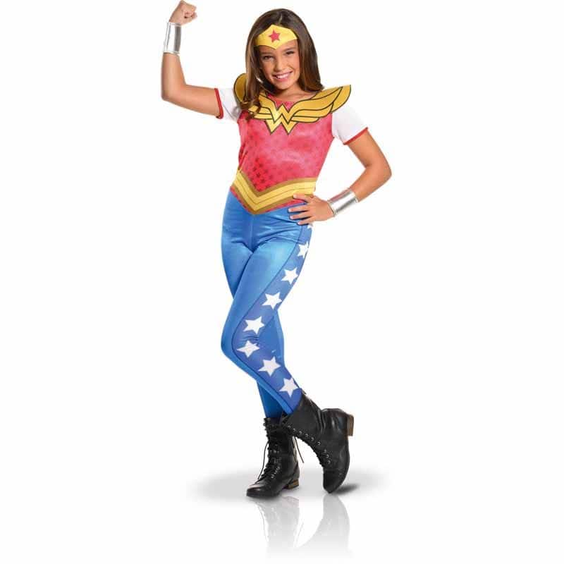 Déguisement Wonder Woman Enfant - Combinaison et accessoires - Taille au  Choix - Jour de Fête - DC Comics - LICENCES ET THEMES