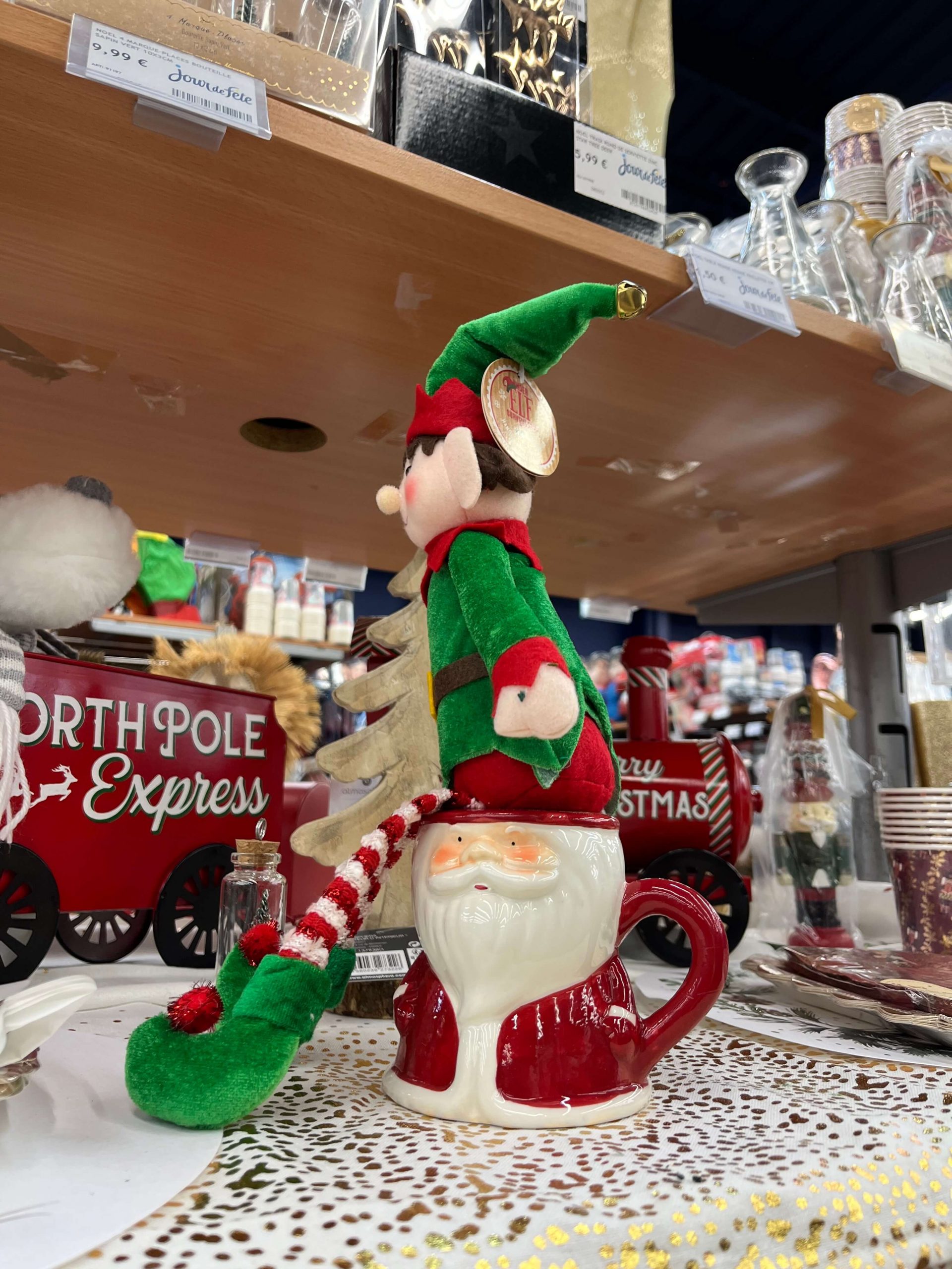 Lot De 2 Lutins Farceurs De Noël SPARKLERS CLUB - Peluche Souple, Garçon Et Fille, Pour Décorations Et Jeux