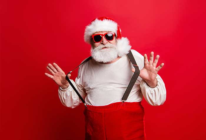 RDDAIPE Masque Pere Noel, Latex Masque Pere Noel Homme, Masque Pere