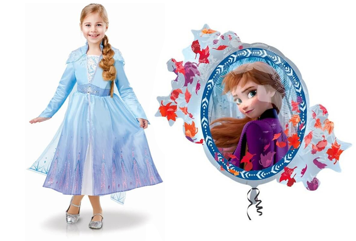 Robe De Noël OBEEII Déguisements Princesse Elsa Robe Filles Reine Des